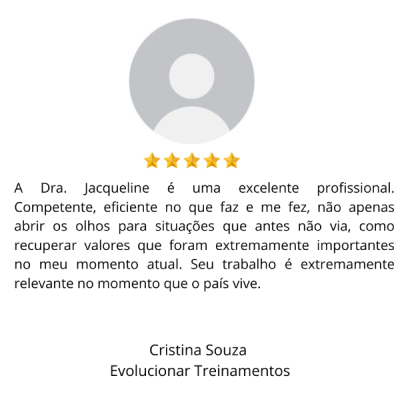 Trabalhar com Jacqueline Oliveira foi uma experiência transformadora. Sua orientação me ajudou a superar desafios e alcançar novos patamares em minha carreira. (7) (1)